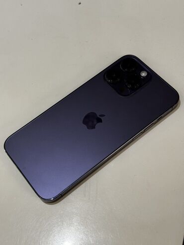 Apple iPhone: IPhone 14 Pro Max, Б/у, 256 ГБ, Deep Purple, Кабель, Коробка, 89 %