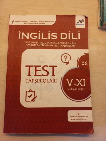 ingilis dili test toplusu 1ci hisse: İngilis dili Hədəf bütün mövzular üzrə test toplusu. Arxasında