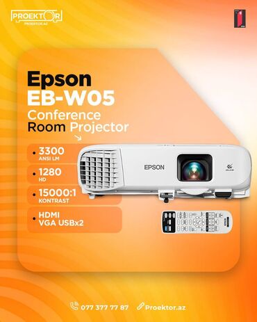 купить проэктор: İşlənmiş Portativ Proyektor Epson, Ödənişli çatdırılma