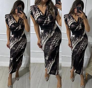 pheromone parfemi: Elegantna midi haljina s efektom tie-dye
1550
Din
S M L — 2