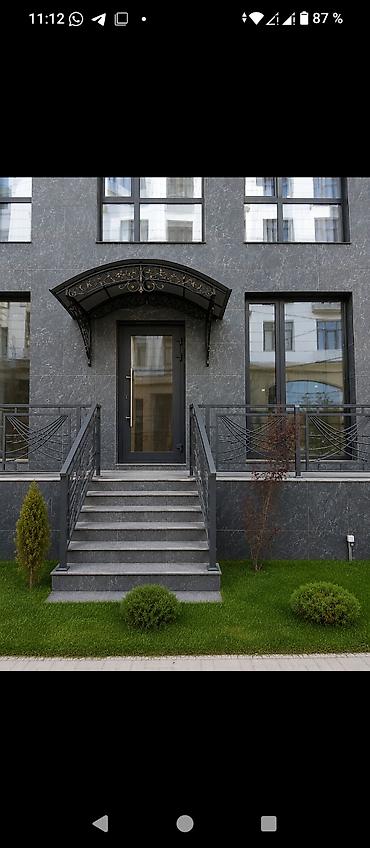 декоративные фасады: Козырьки, навесы и металлоконструкции под ключ - Изготовление и — 1
