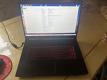 msi noutbuk: MSI Katana GF76 12UC oyun/iş noutbuku - Model: MSI Katana GF76 12UC — 1