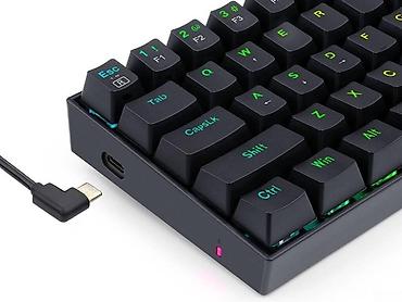 klavyatura komputer: Redragon Elise Pro K615P-KBS RGB Blue Switch simsiz mexaniki gaming — 3