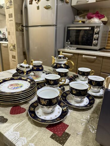 Çay dəstləri və servizlər: Çay dəsti, rəng - Göy, Farfor, 6 nəfərlik -da lalafo.az — 1 Çay dəstləri və servizlər: Çay dəsti, rəng - Göy, Farfor, 6 nəfərlik — 1