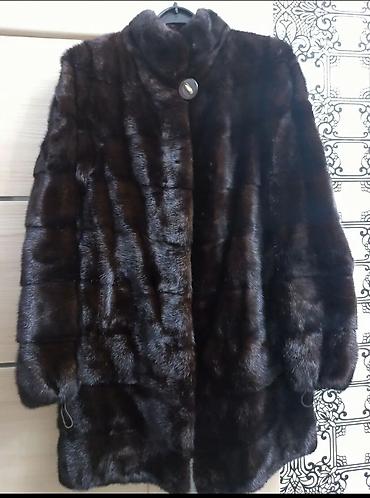 long coat: Шуба, Норка, По колено, S — 1