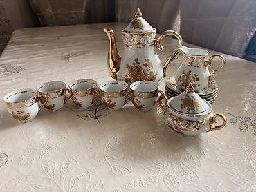 parasok qabi: Çay dəsti, rəng - Ağ, Farfor, 6 nəfərlik — 2