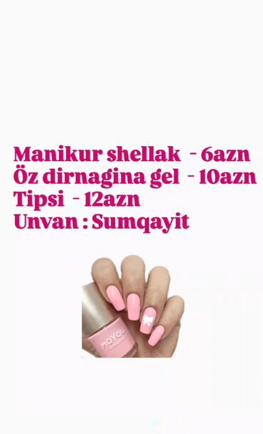 Manikür və pedikür məhsulları: Dırnaq üçün gel lak