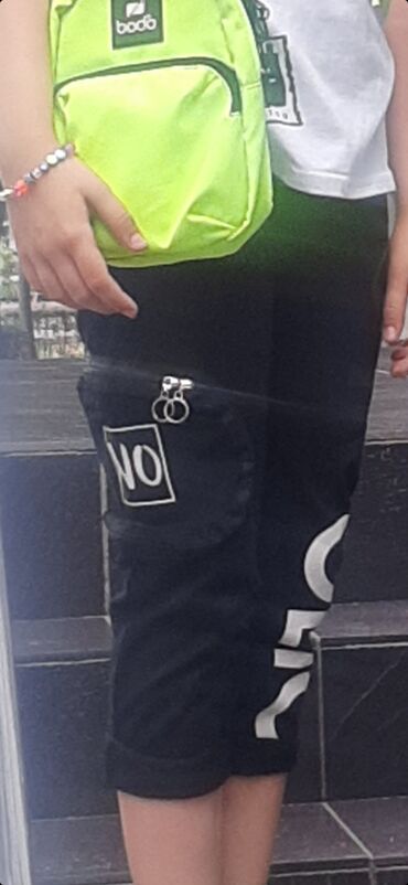 детские штаны: Джинсы и брюки, цвет - Черный, Новый