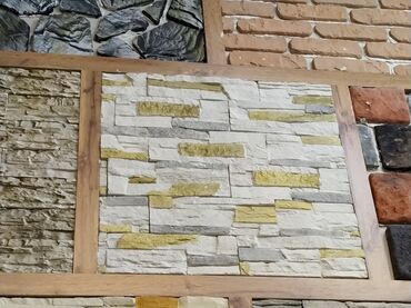 kafel metlax 2023: Dekorativ fasad/divar daş panelləri - Material: dekorativ daş panel