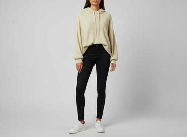 allegro ubrania: Boohoo, Women`s hoodie, size One size