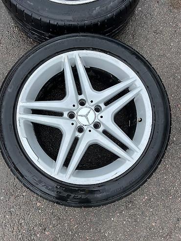 Транспорт: Литые Диски R 18 AMG, Комплект, отверстий - 5, Б/у — 5