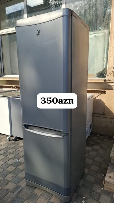 dispenser satışı: 2 qapılı Indesit Soyuducu Satılır, rəng - Boz