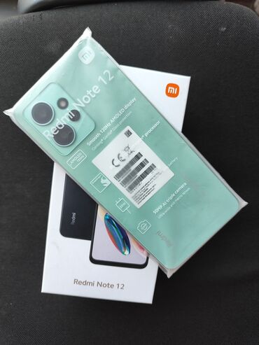 Xiaomi: Xiaomi Redmi Note 12, 128 GB, rəng - Yaşıl, 
 Düyməli, Barmaq izi