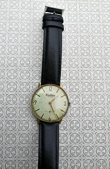 Ručni satovi: Omikron 3360 Swiss Made 21 Rubis navijač Aretta navijač dat. Cena za — 6