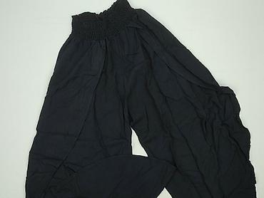 hm wide leg: Spodnie materiałowe damskie, rozmiar L — 1