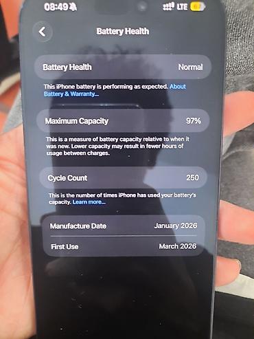 Apple iPhone: 17 pro max 256/97 active in march 2026 состояние идеальное — 3