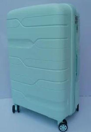 Putni koferi i torbe: Tvrdi kofer na točkiće – mint zelena boja - Materijal: čvrsta — 12