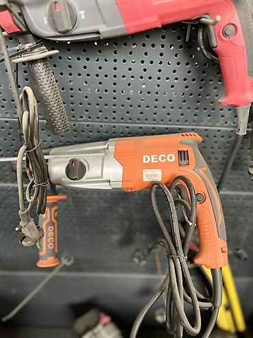 Сетевой ударный дрель-перфоратор DECO + торцовочная пила WORCRAFT