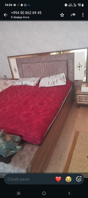 sade yataq mebeli: Yataq otağı mebel dəsti Tərkib - 4 qapılı dolab: ortada iki iri — 4