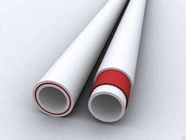 теплый пол: PP-R alüminium-folqa armaturlu borular - Material: Polipropilen