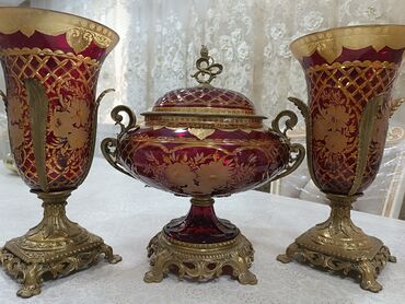 Çay dəstləri və servizlər: Çay dəsti, rəng - Boz, Şüşə — 34