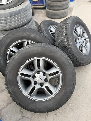 lexsus 600: Колеса в сборе 265 / 65 / R 17, Зима, Б/у, Комплект, Внедорожные (АТ/МТ), Литые, отверстий - 6 — 1