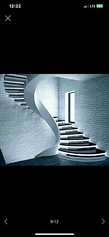 Бетонные лестницы: Изготовление на бетоне лестница любое сложная проектная Кыргызстан — 5