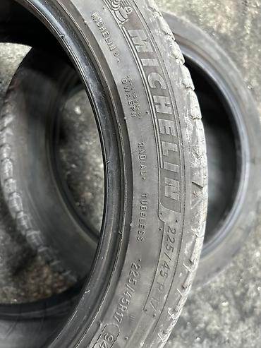 952 2: Пара автомобильных шин Michelin 225/45 R17 2024года (Состояние на — 2