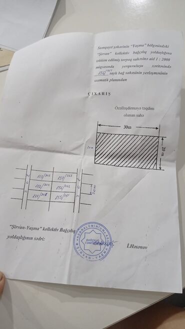 torpaq qala: 6 соток, Купчая