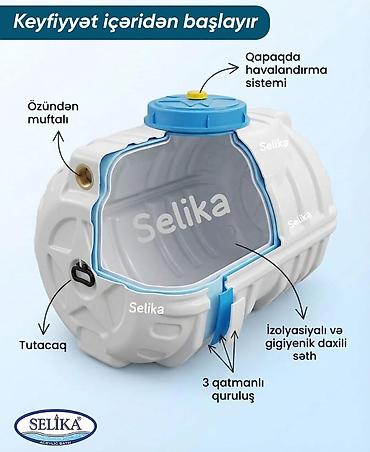 Bak, Plastik, 2000 l l, Yeni, Ödənişli çatdırılma lalafo.az -da Bak, Plastik, 2000 l l, Yeni, Ödənişli çatdırılma