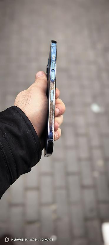 iphone case: IPhone 12 Pro Max, 256 GB, Pacific Blue, Face ID, Zəmanət, Sənədlərlə — 4
