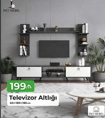 madeyra tv stendler: Yeni, Düz TV altlığı, Polkalı, Azərbaycan — 1