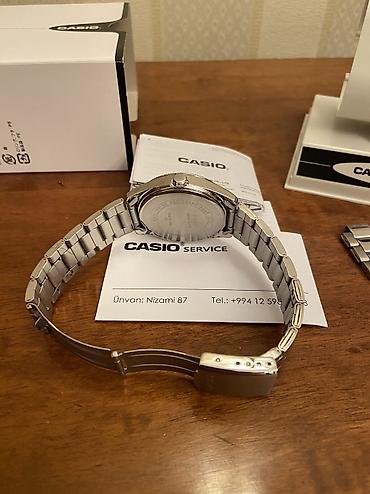orginal canta: Yeni, Qol saatı, Casio, rəng - Gümüşü — 3