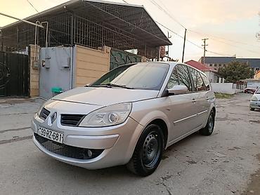 Renault: Renault Scénic (gümüşü rəng) 7nəfərlikdi. Cox səliqəli, salon təzə — 14