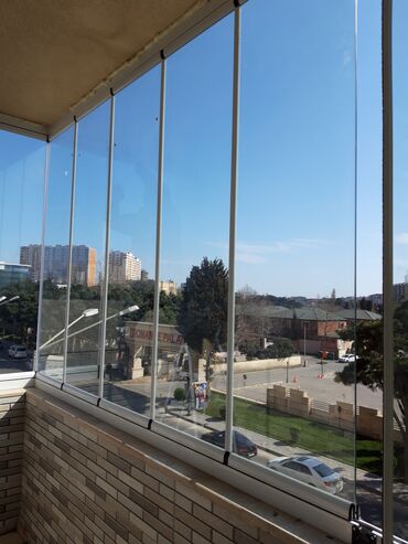 Balkonlar: Cam balkon plastik qapi ve pencerelerin setkalarin satiwi ve sifariwi — 10