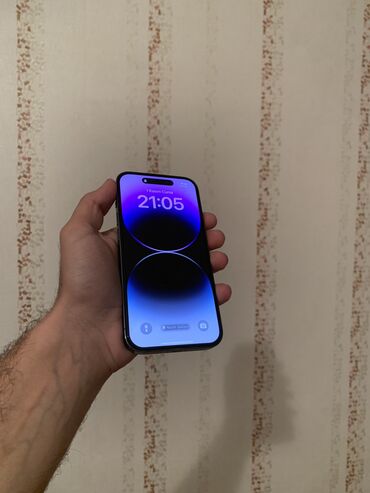 apple iphone 14 qiymeti: IPhone 14 Pro, 128 GB, Deep Purple, Face ID