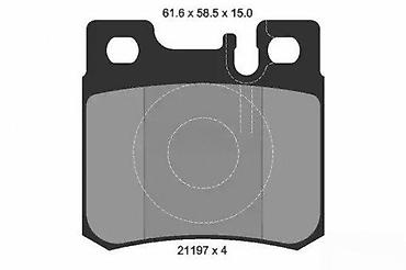 Brake System: MERCEDES C KLASA PLOCICE ZADNJE W202 | disk plocice mercedes c klasa — 1