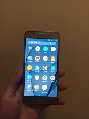 Samsung Galaxy J5 2016, 16 GB, rəng - Gümüşü, Sensor, İki sim kartlı