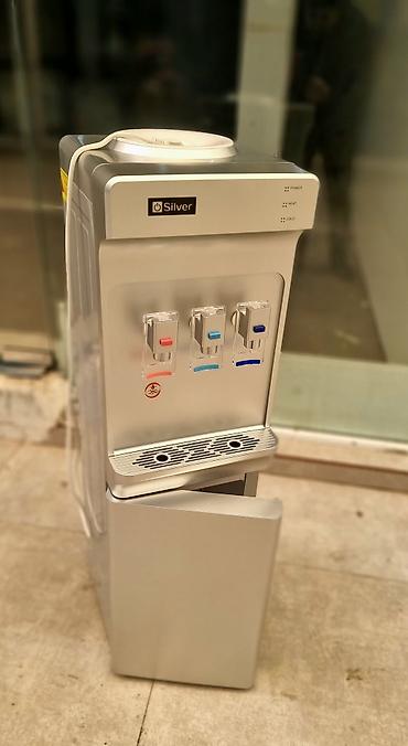Su üçün kulerlər və dispenserlər: Dispenser su kulleri Silver Türk markası ➡️ Ağ rəngli 2 krantli alt — 11