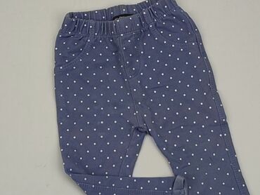 spodnie materiałowe: Niemowlęce spodnie materiałowe, 9-12 m, 74-80 cm, Inextenso, stan - Bardzo dobry