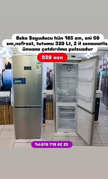 zil satilir: Soyuducular anbardardan satış 399 azn baslayir. Ünvana çatdırılma — 5