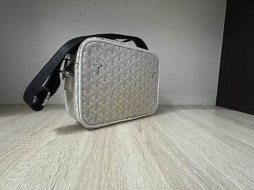 Другие сумки: Сумка goyard белого цвета почти новая 2 ремешка белый и черный срочно — 2