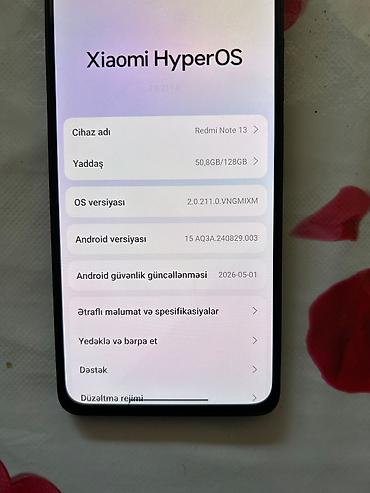 rəsmi note 13: Xiaomi 13, 128 GB, rəng - Qara, 
 Face ID — 1