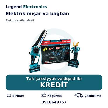 elektrik mişarlar: Elan başlığı: Elektrik mişar və bağban qayçısı dəsti Tmakota TM-2TS09 — 1