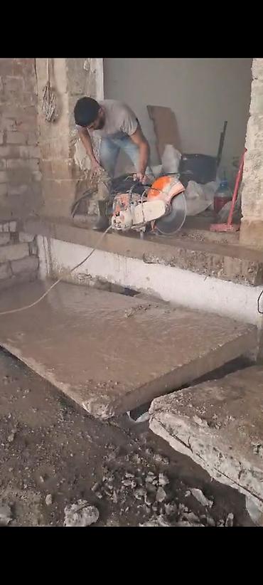 Beton işləri: Beton kəsmə və açılışların hazırlanması xidməti - Armaturlu beton — 4