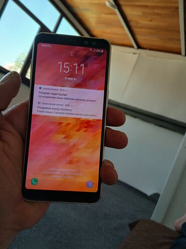 Samsung: Samsung Galaxy A8 2018, rəng - Qızılı, İki sim kartlı