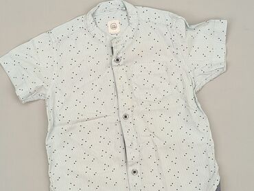 wólczanka koszula czarna: Shirt 2-3 years, condition - Very good, pattern - Print, color - Light blue