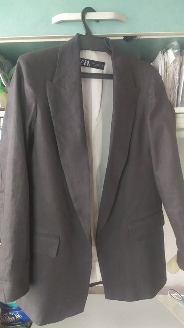 пиджак кожа: Пиджак, Классическая модель, Без пуговиц, S (EU 36)