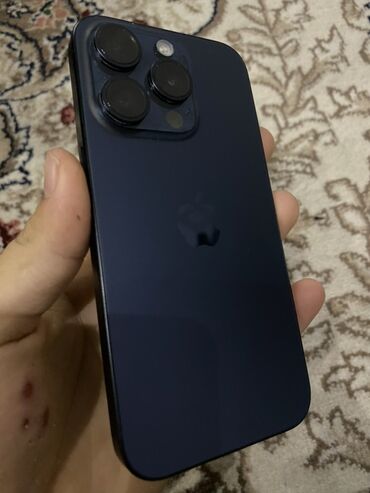 аудио колонка: IPhone 15 Pro, 128 ГБ, Көк, 100 %