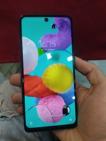 samaung a10s: Samsung Galaxy A51, 64 ГБ, цвет - Черный